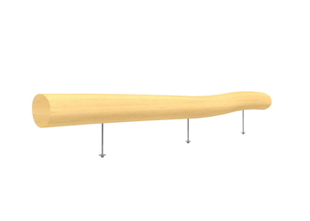 Naturholz Randabschluss 16-18 cm, per lfm Ansicht 3