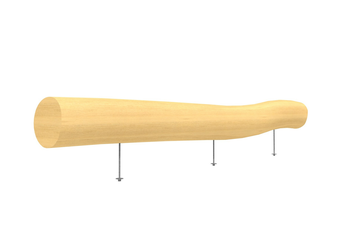 Naturholz Randabschluss 16-18 cm, per lfm Ansicht 4