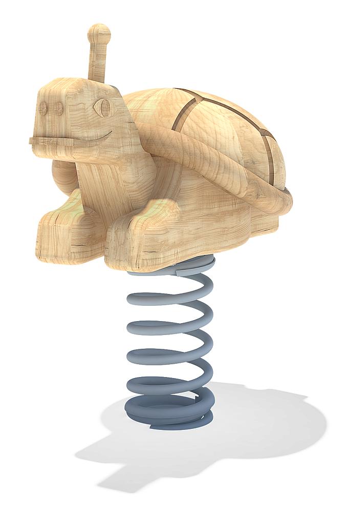 Federwippe Schildkröte Ansicht 4