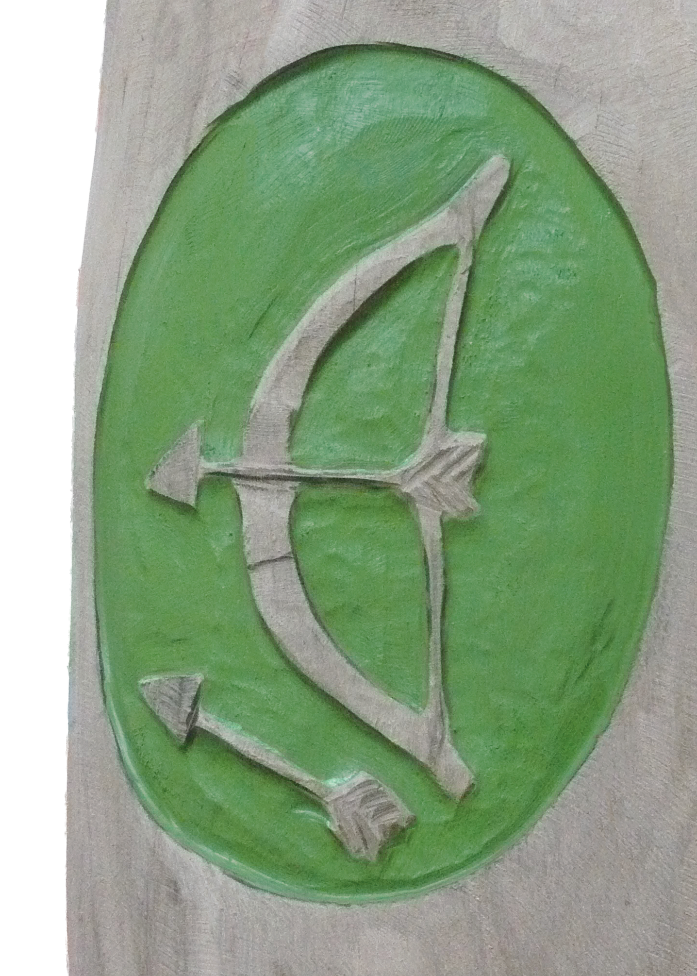Pfostenmotiv Pfeil und Bogen - Ansicht 2