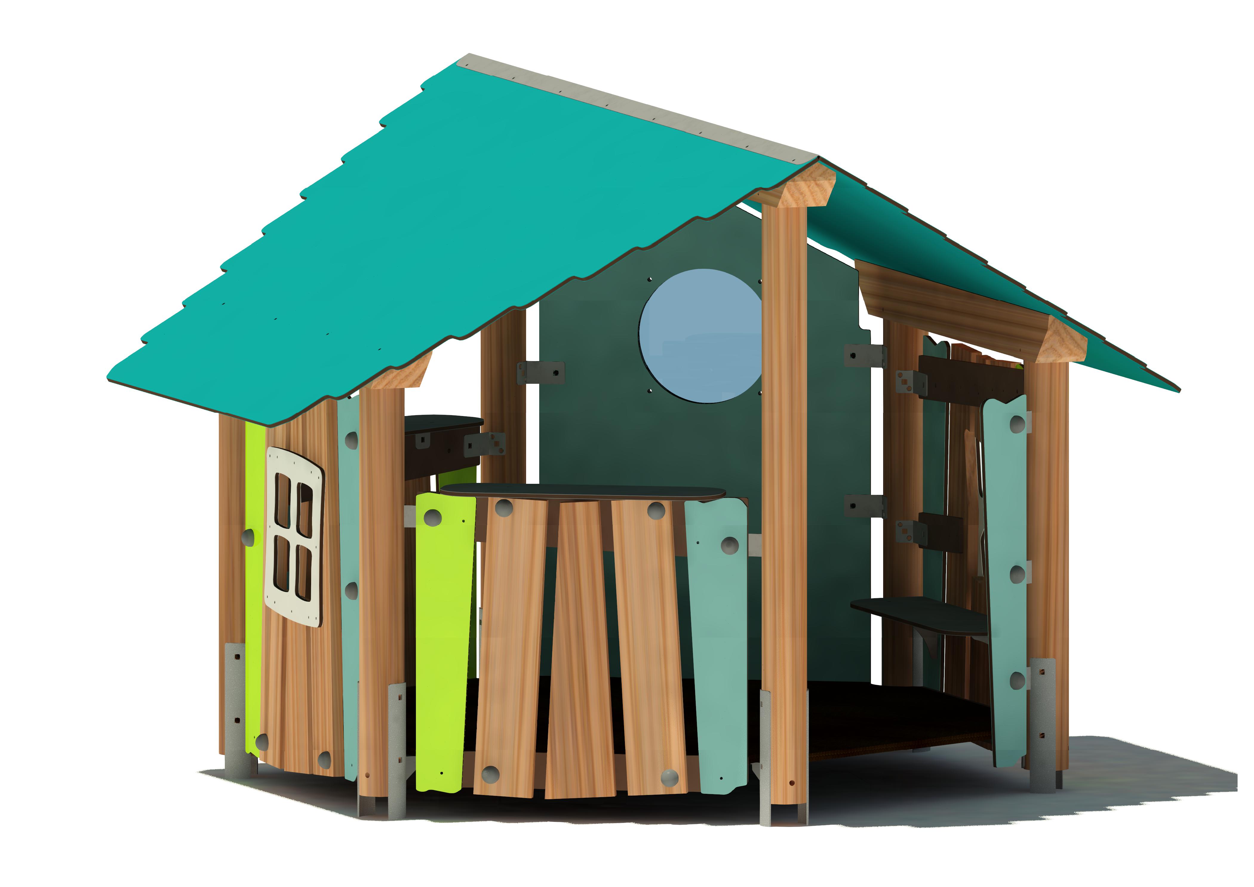 Spielhaus BAMZA Flocke 59060 Ansicht 2