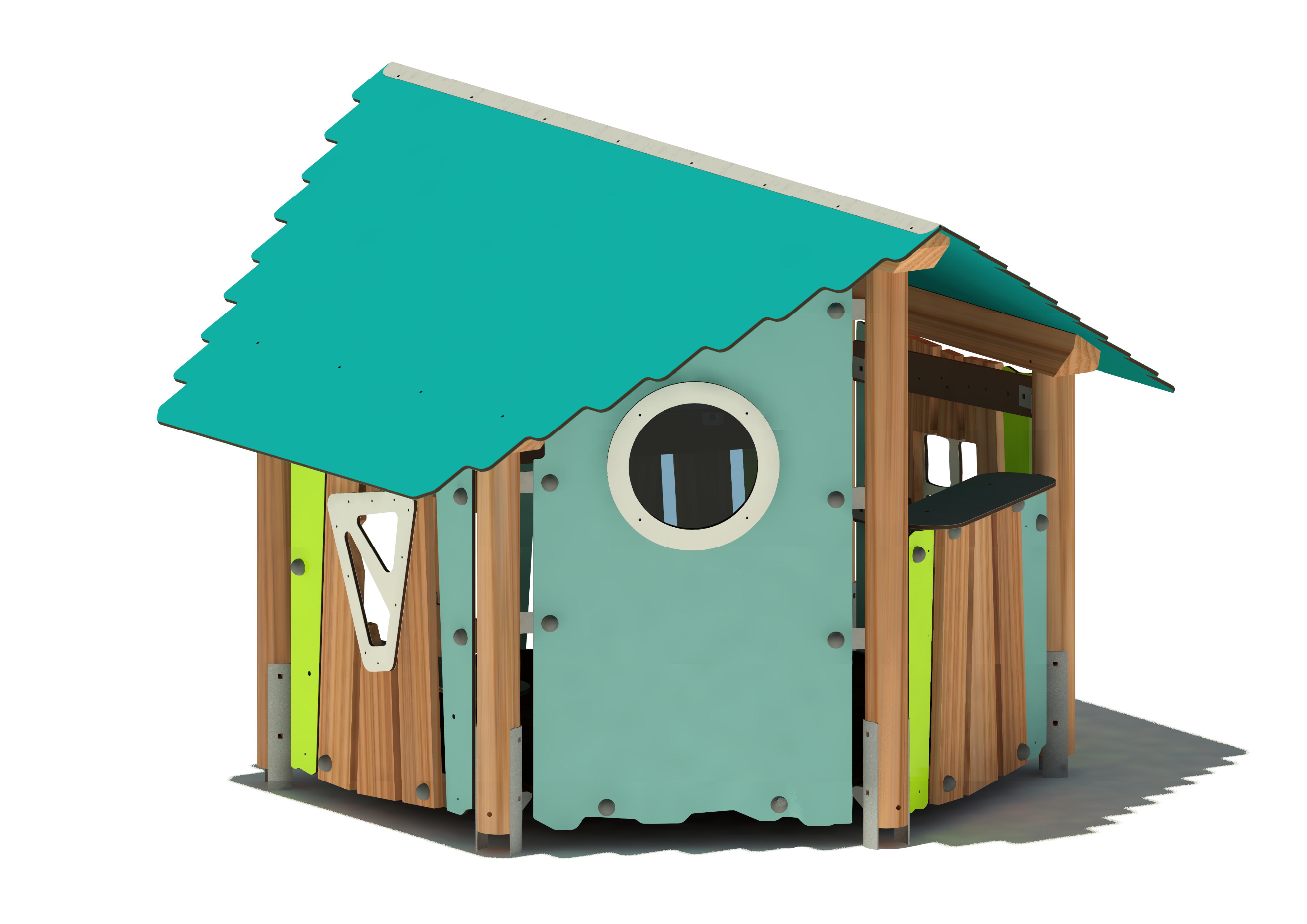 Spielhaus BAMZA Flocke 59060 Ansicht 3