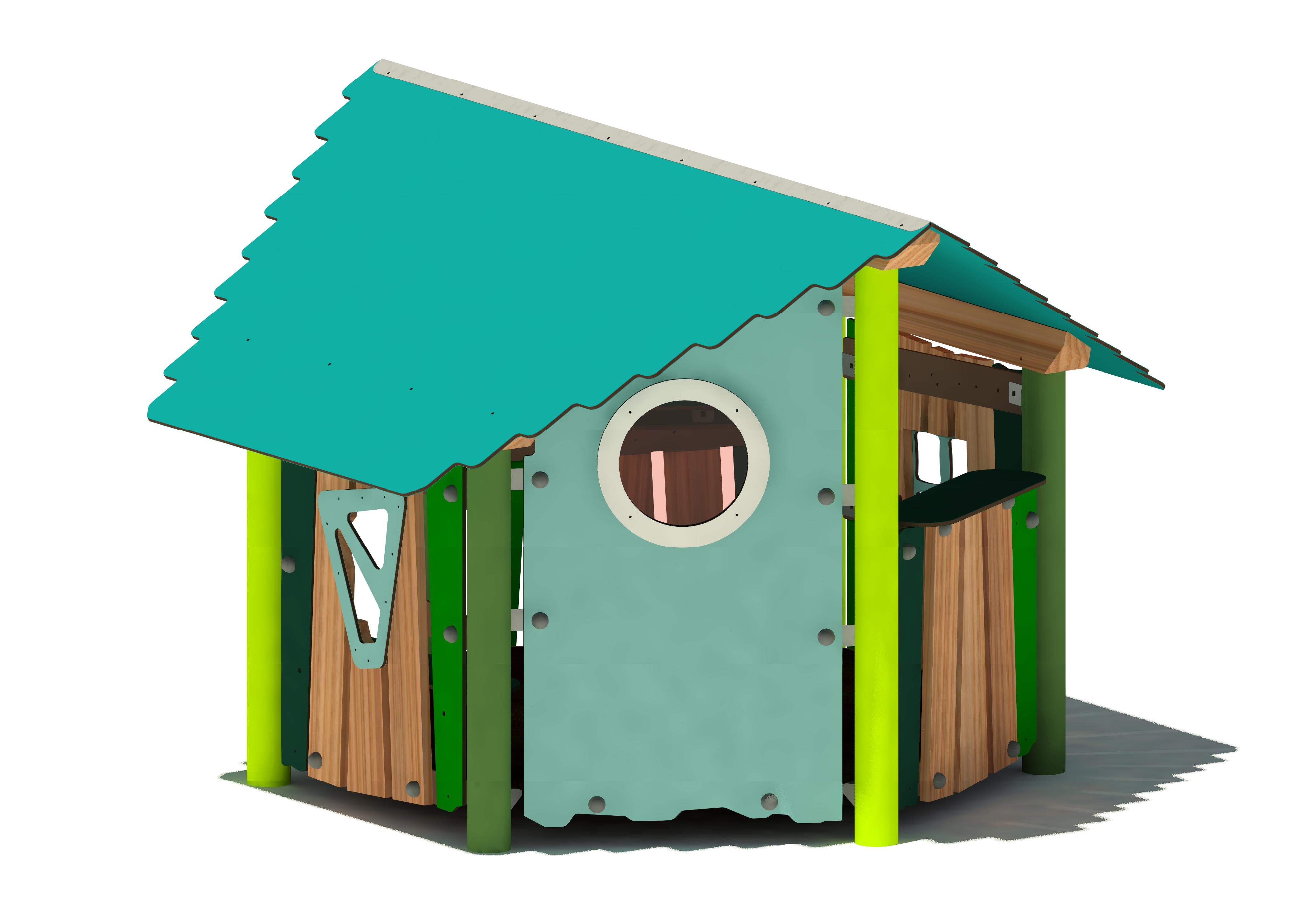 Spielhaus BAMZA Flocke 59060 Ansicht 6