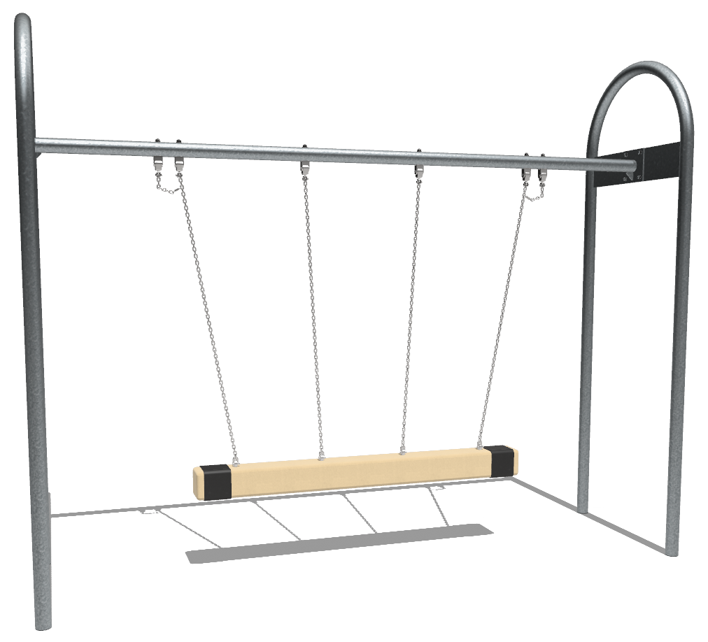 Trio Schaukel aus Metall Ansicht 4