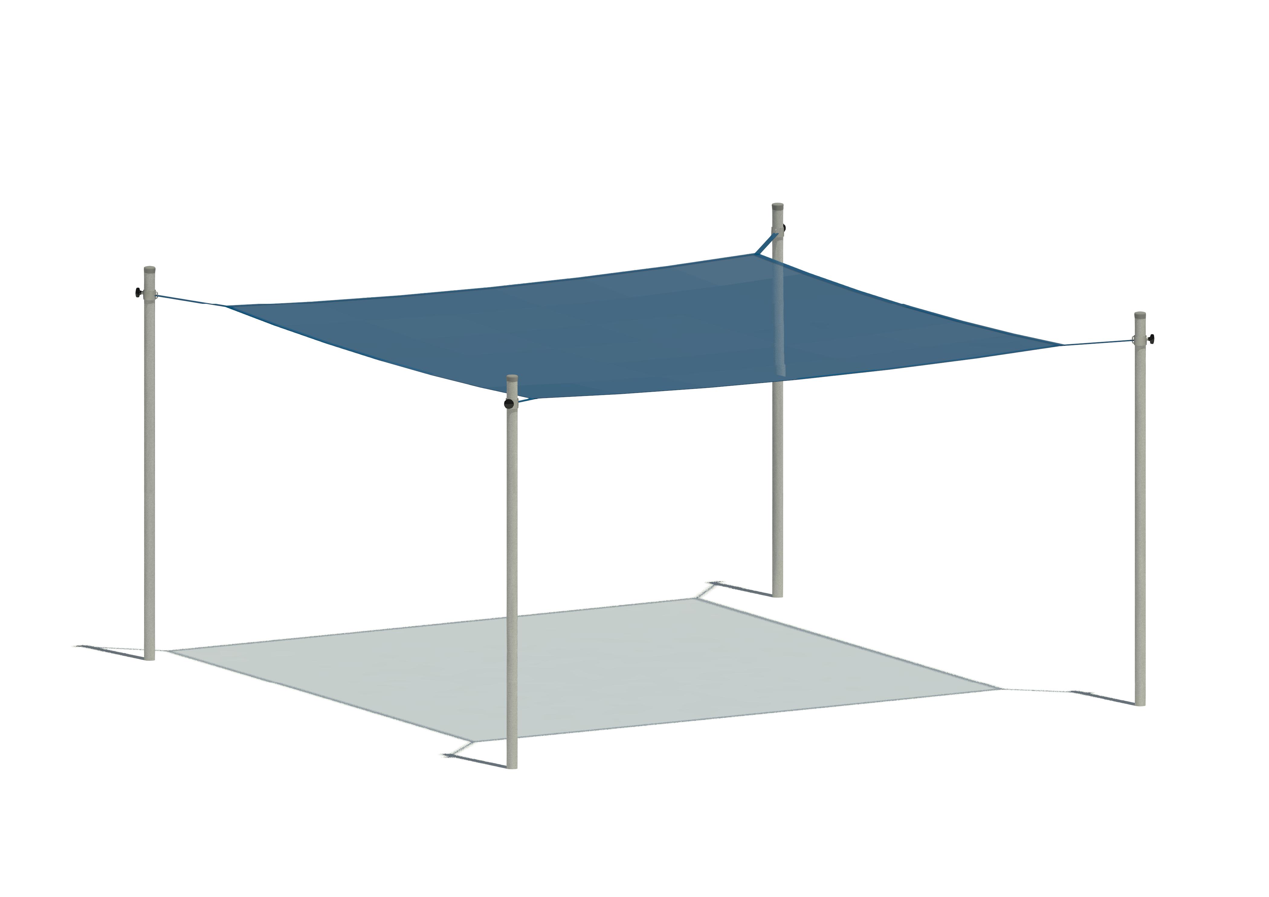 Sandkastenabdeckung/Sonnenschutz 071, 300 x 300 cm Ansicht 2