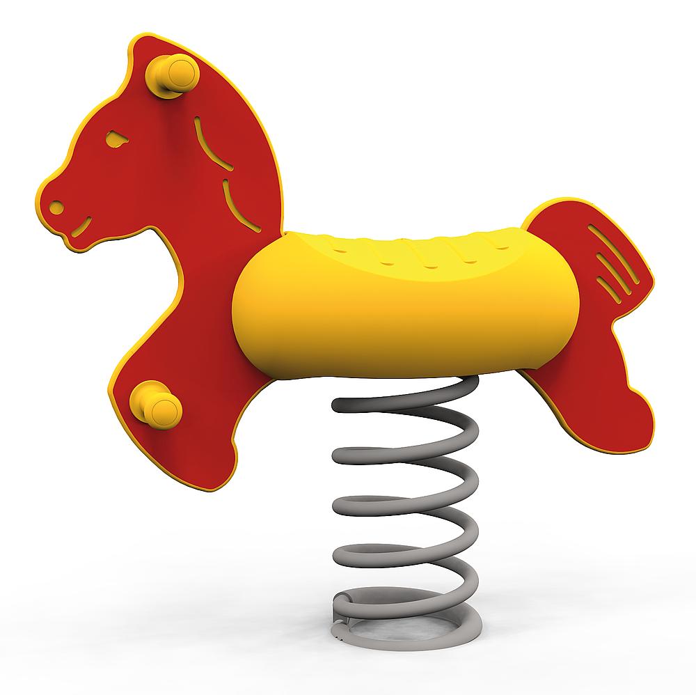 Federwippe Pferd Ansicht 1
