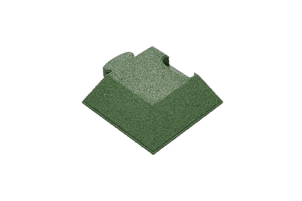 Puzzle Mat 3D Eckplatte angeschrägt 45 mm grün Ansicht 4