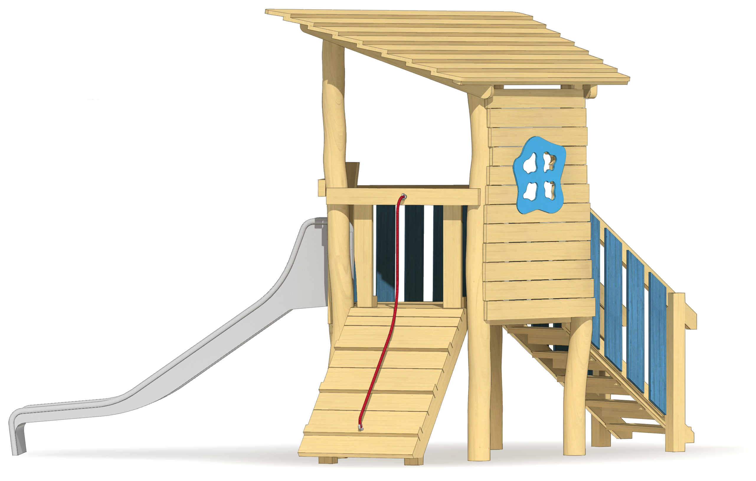 Kleinkindanlage Linus mit Treppe Ansicht 2