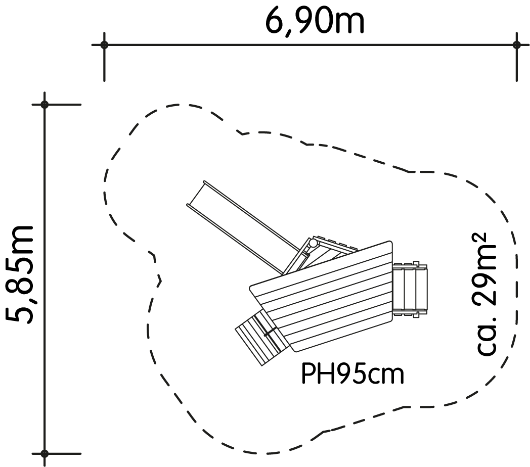 Kleinkindanlage Linus mit Treppe Ansicht 5