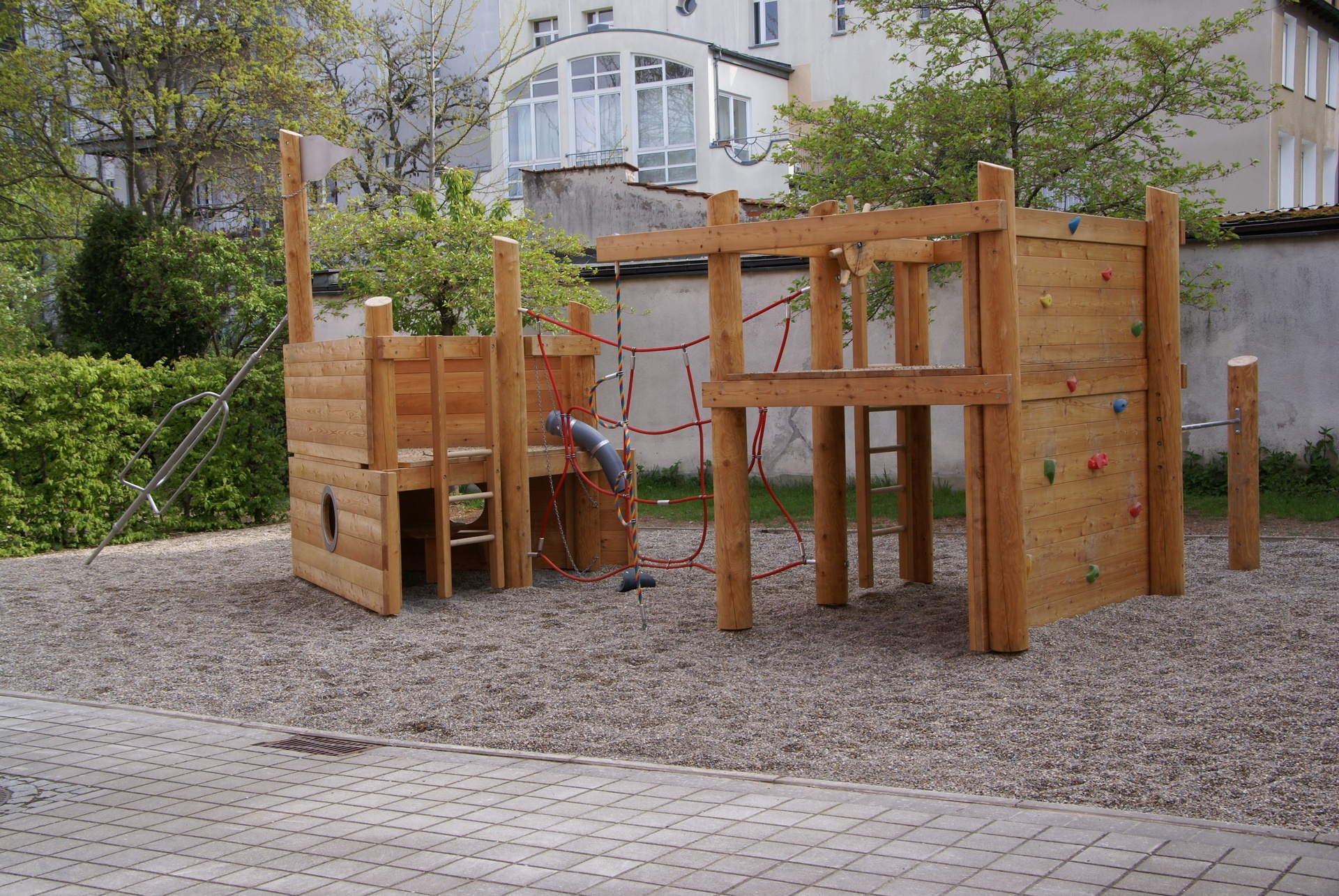 Senkrechtes Kletternetz Ansicht 6