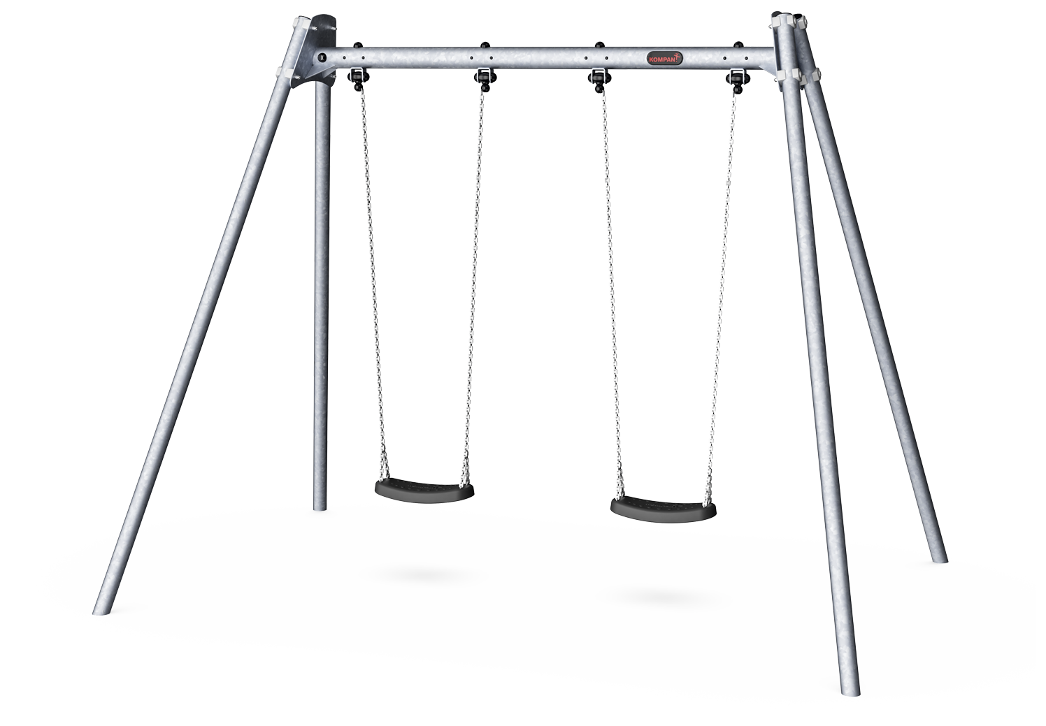 KOMPAN Doppelschaukel H:2,5m Ansicht 2