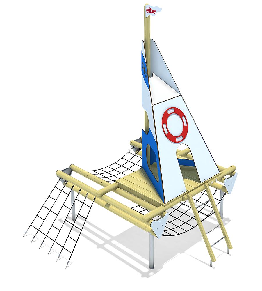 Spielschiff Katamaran Ansicht 4