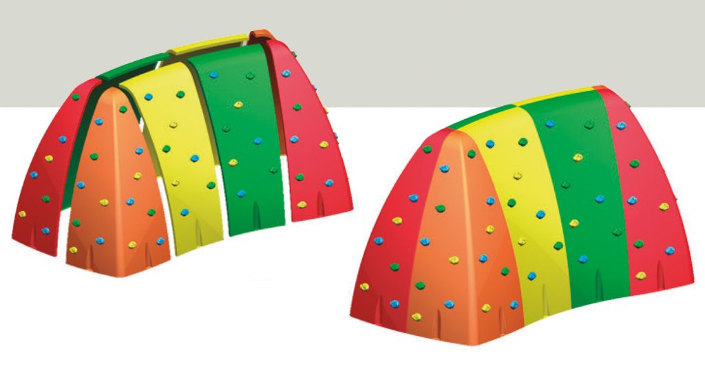 Individuelle Kletterwand Ansicht 2