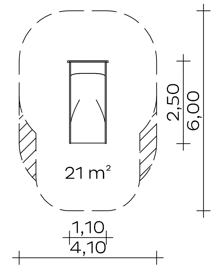 Anbau-Breitrutsche (1,00) Ansicht 3