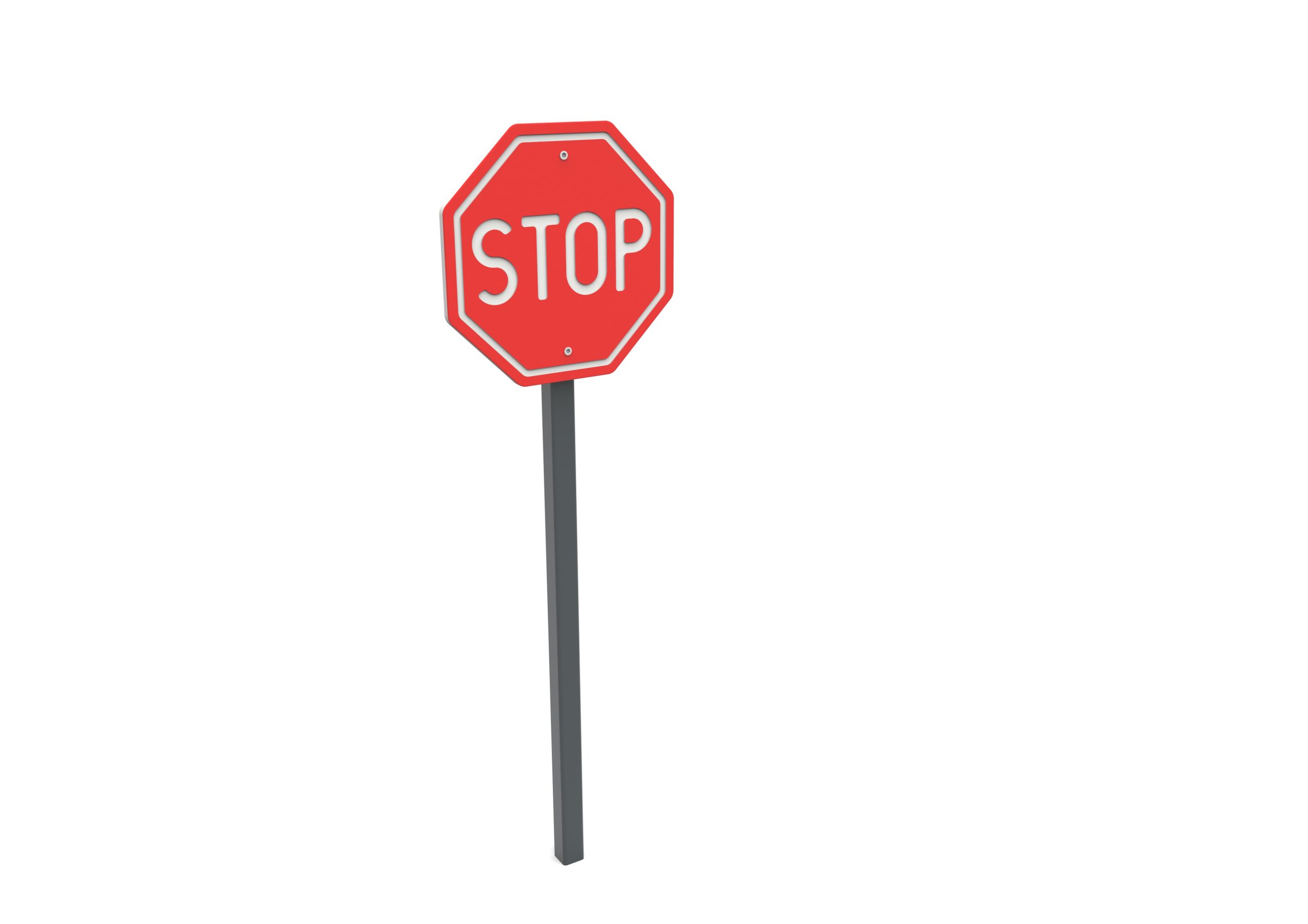 Verkehrszeichen Stop Ansicht 2