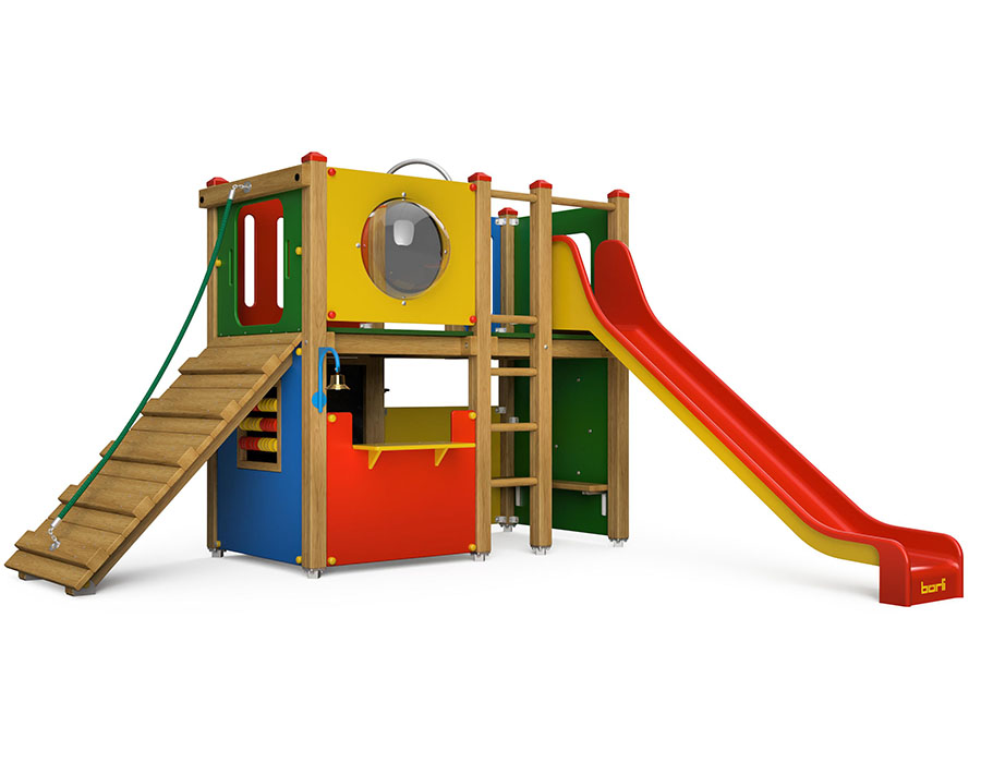 Spielturm Papagei Ansicht 2