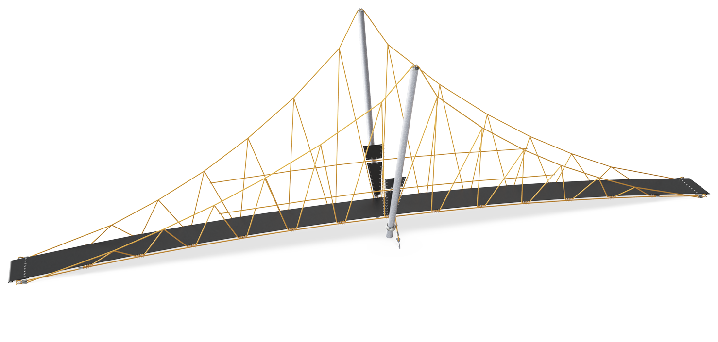Kleine Hängebrücke, 14 m COR62140 Ansicht 2