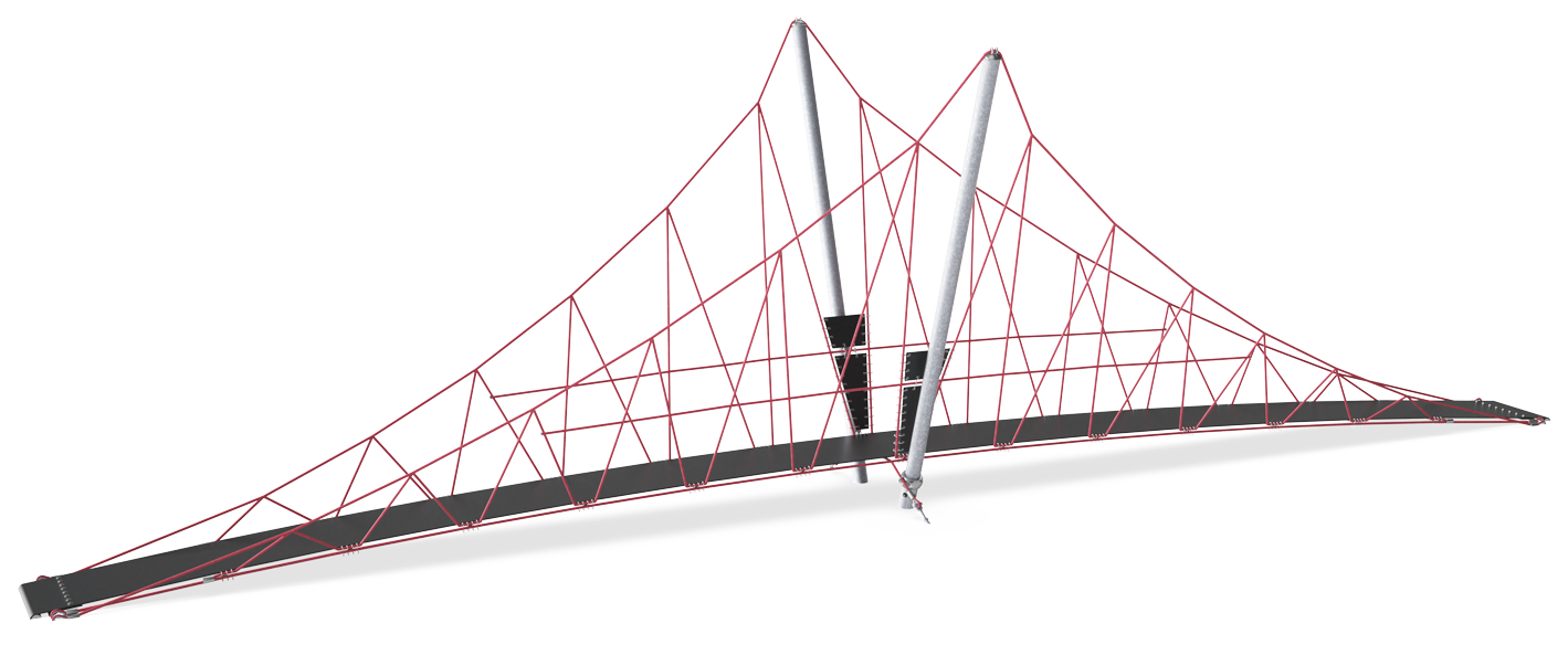 Kleine Hängebrücke, 14 m COR62140 Ansicht 3