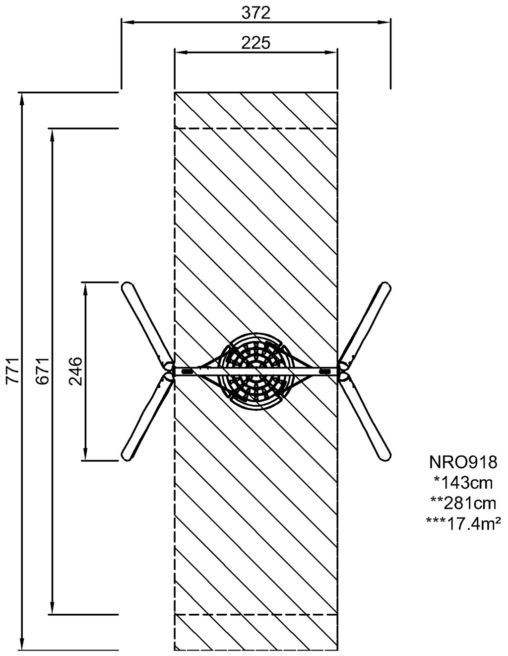 Nestschaukel NRO918 Ansicht 5
