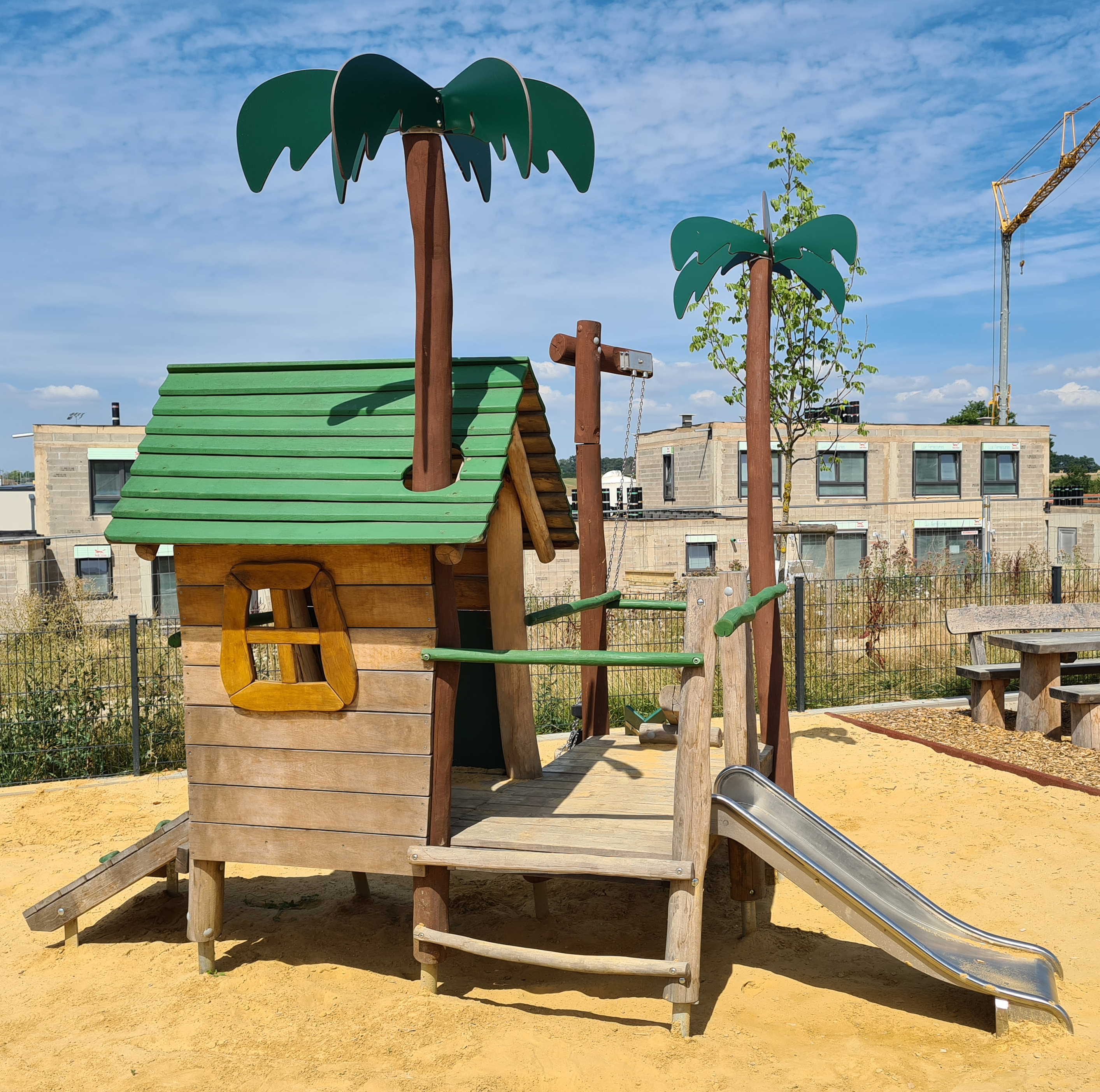 Minispielanlage Dschungelhütte Ansicht 2