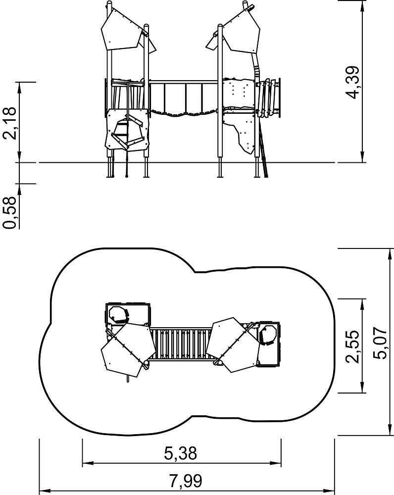 Baumhaus Kombi Yron Ansicht 6