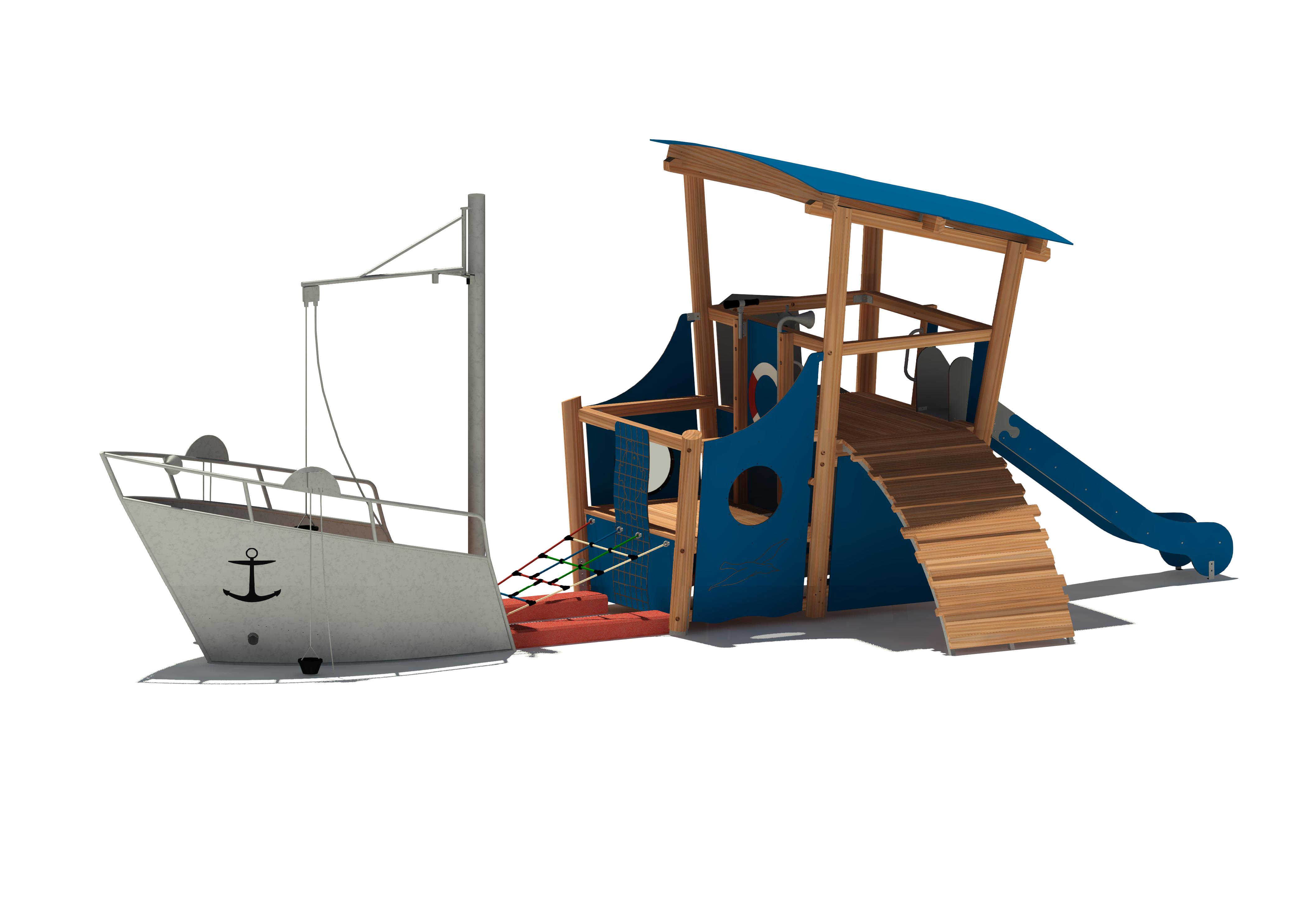 Spielschiff Seemöwe 1745 Ansicht 2
