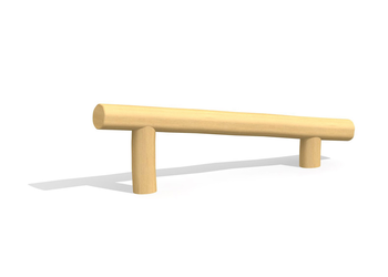 Schwebebalken gerade 60 cm - nature Ansicht 2