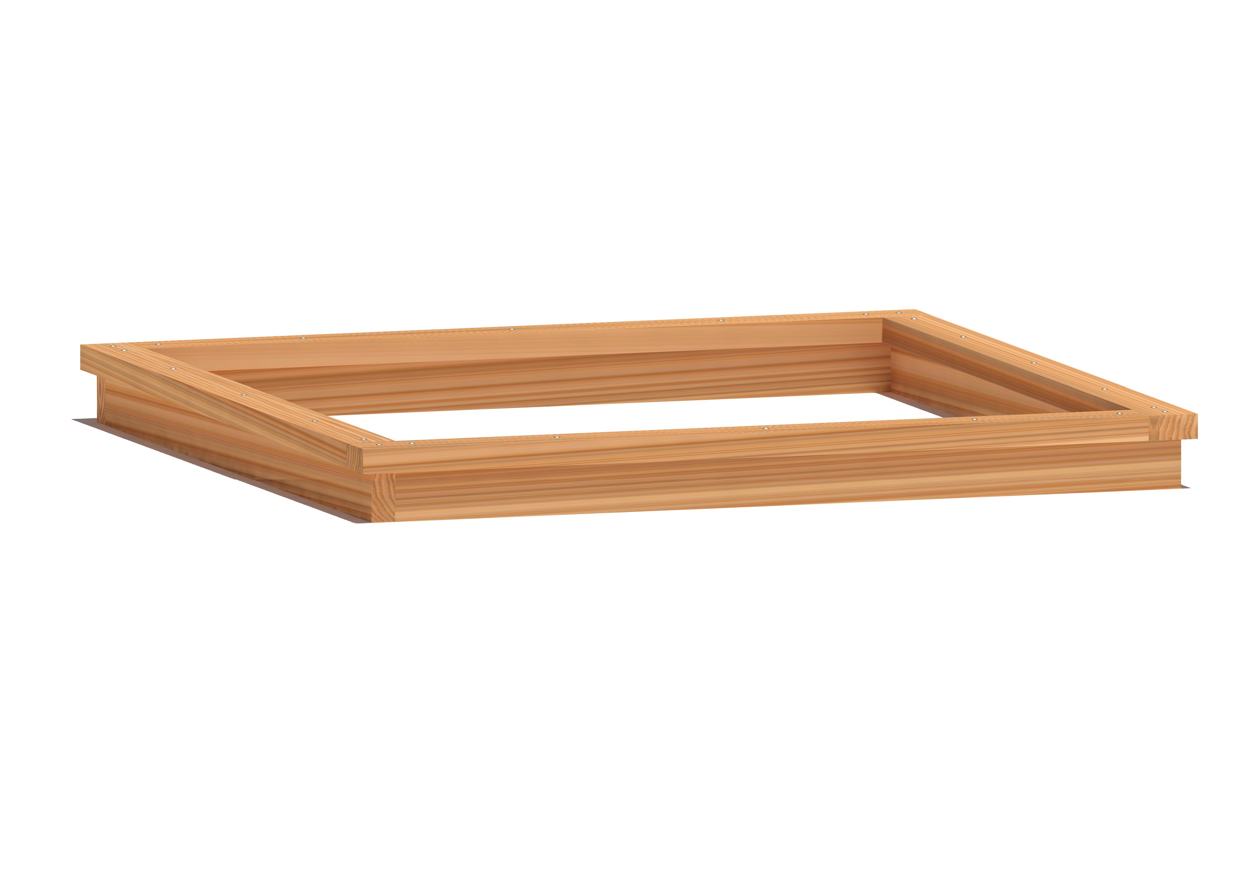 Sandkasten 075, 400 x 400 cm, doppellagig Ansicht 2