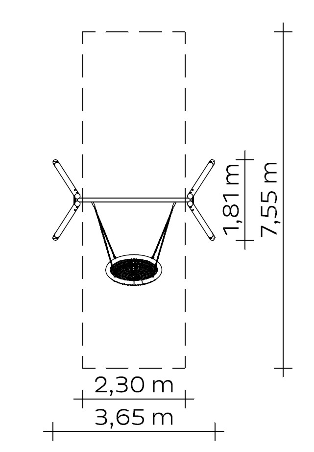 Korbschaukel KAROLAM® (2,50) Ansicht 3