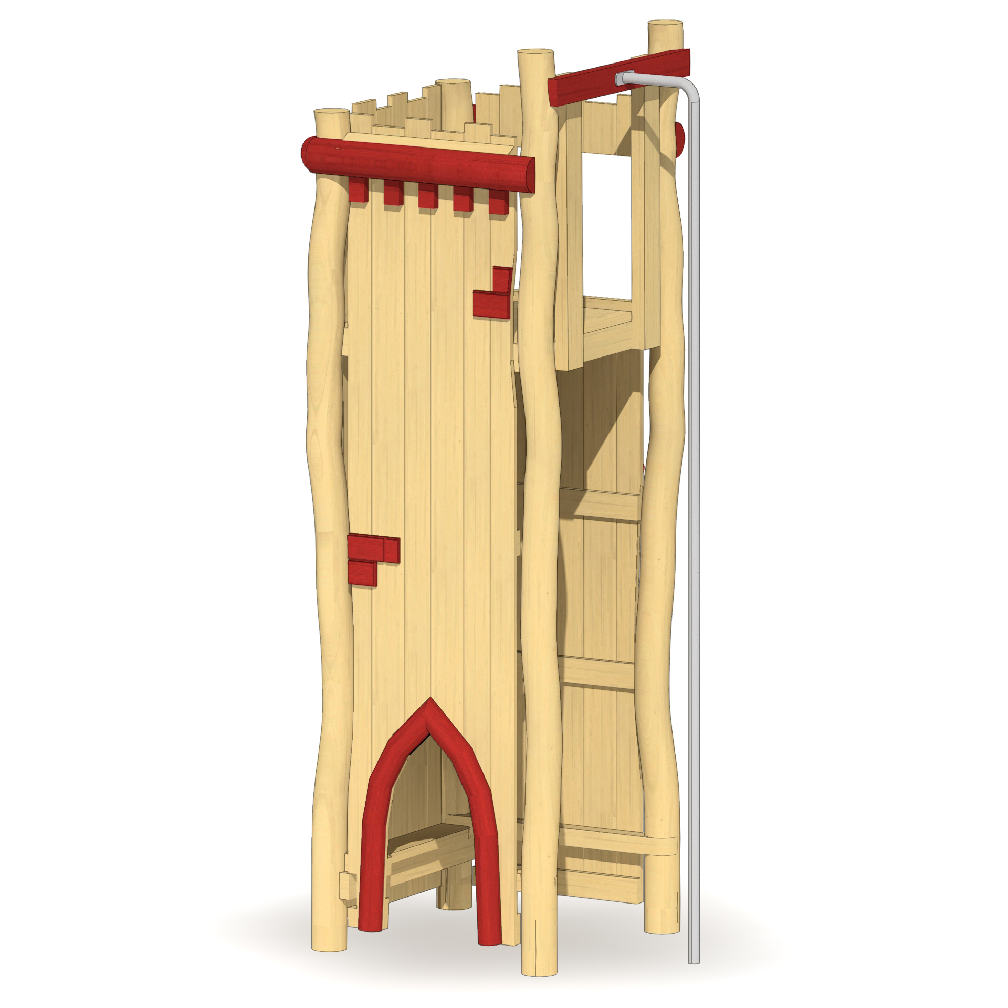 Burgturm Münz Ansicht 2