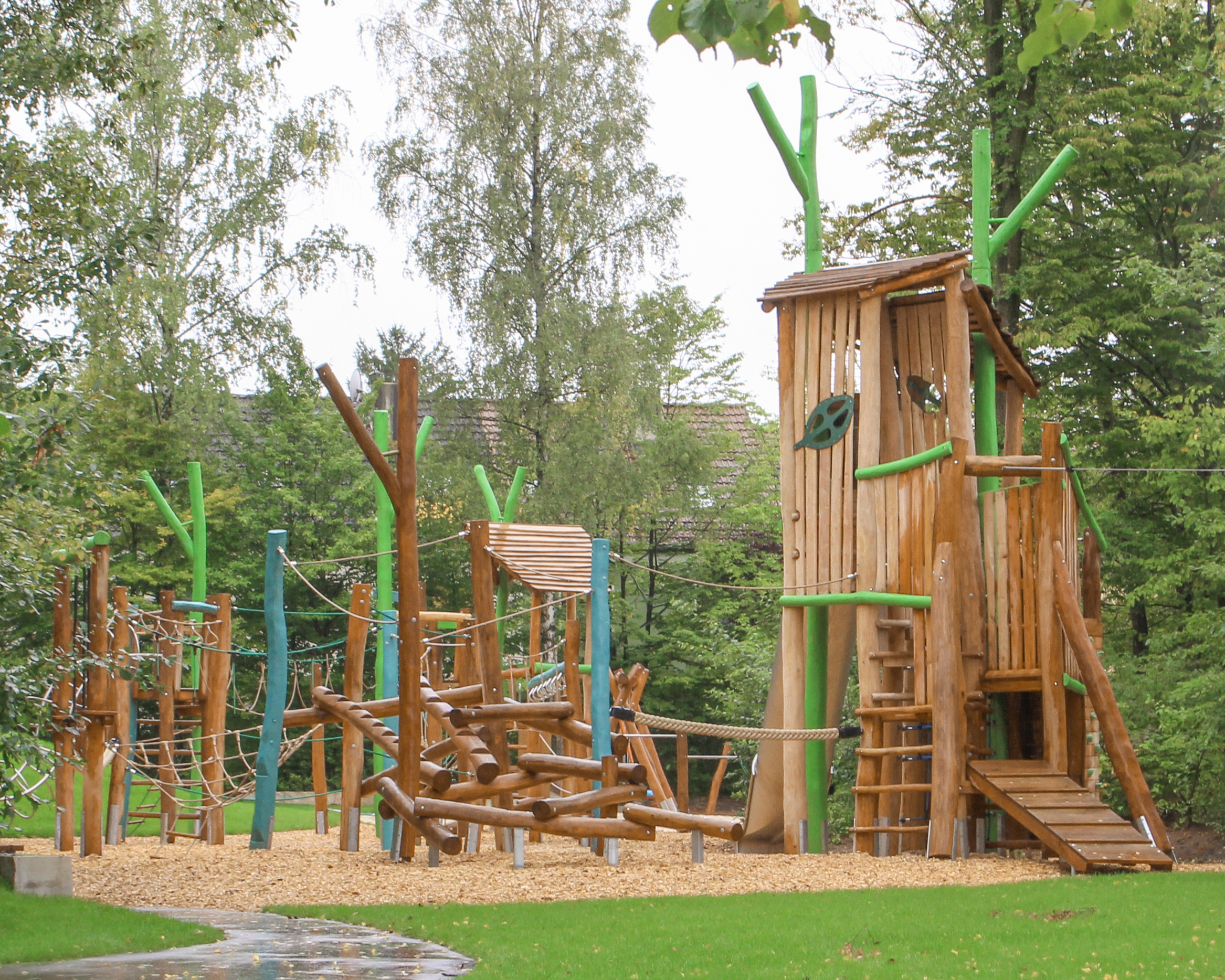 Kletterwald Moorenbrunn Ansicht 2