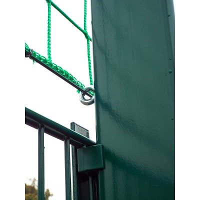 Ballfangnetzanlage mit Doppelstabmatte, 25 m Ansicht 2
