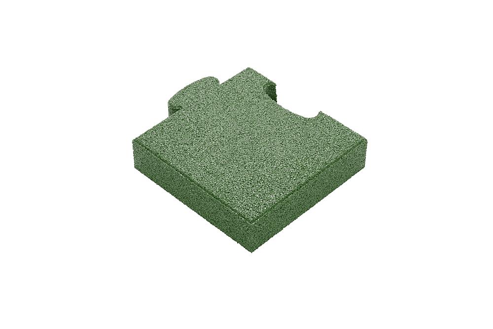 Puzzle Mat 3D Eckplatte 60 mm grün Ansicht 4