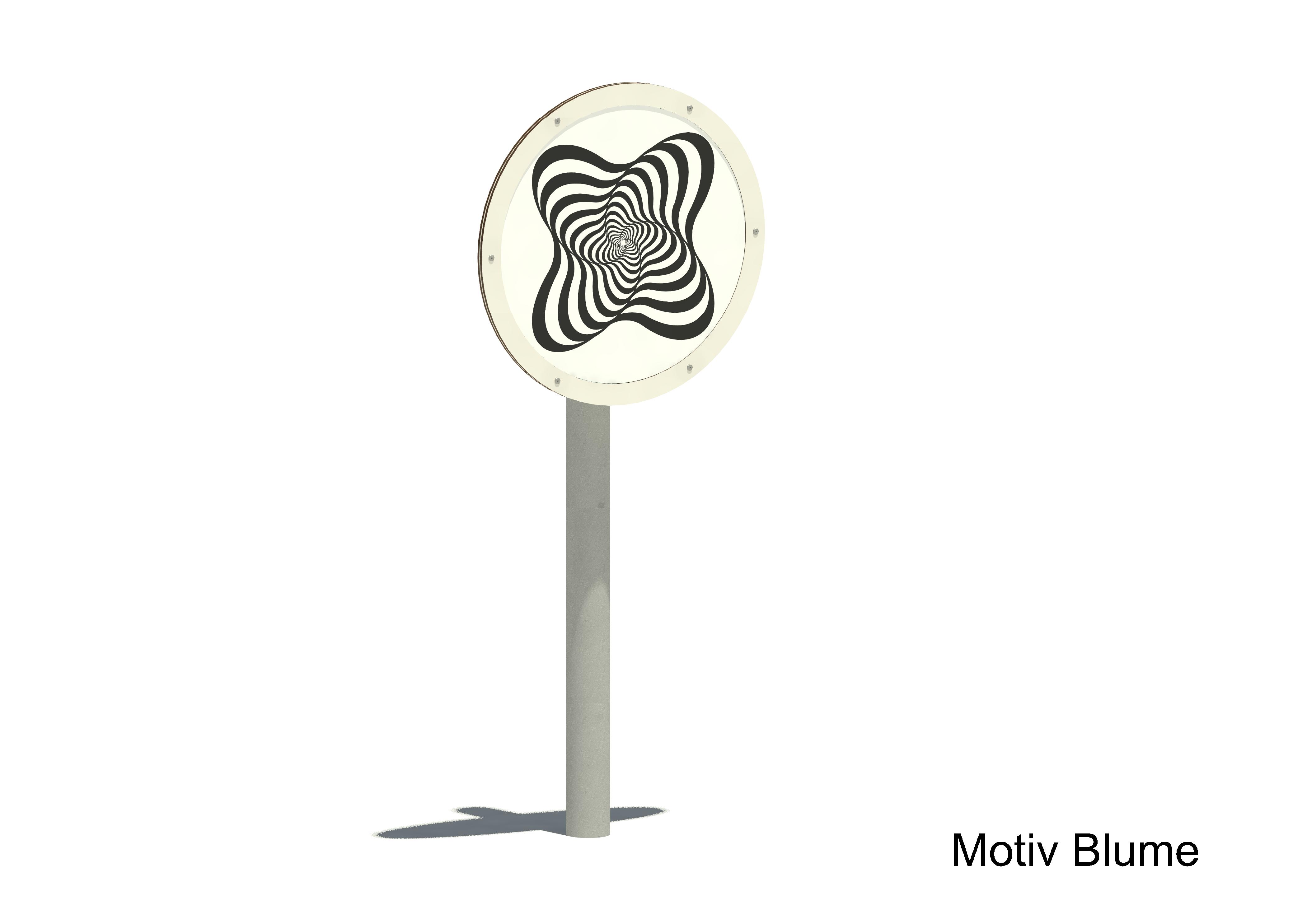 Rotierende Optikscheibe 18100, Motiv Blume Ansicht 2