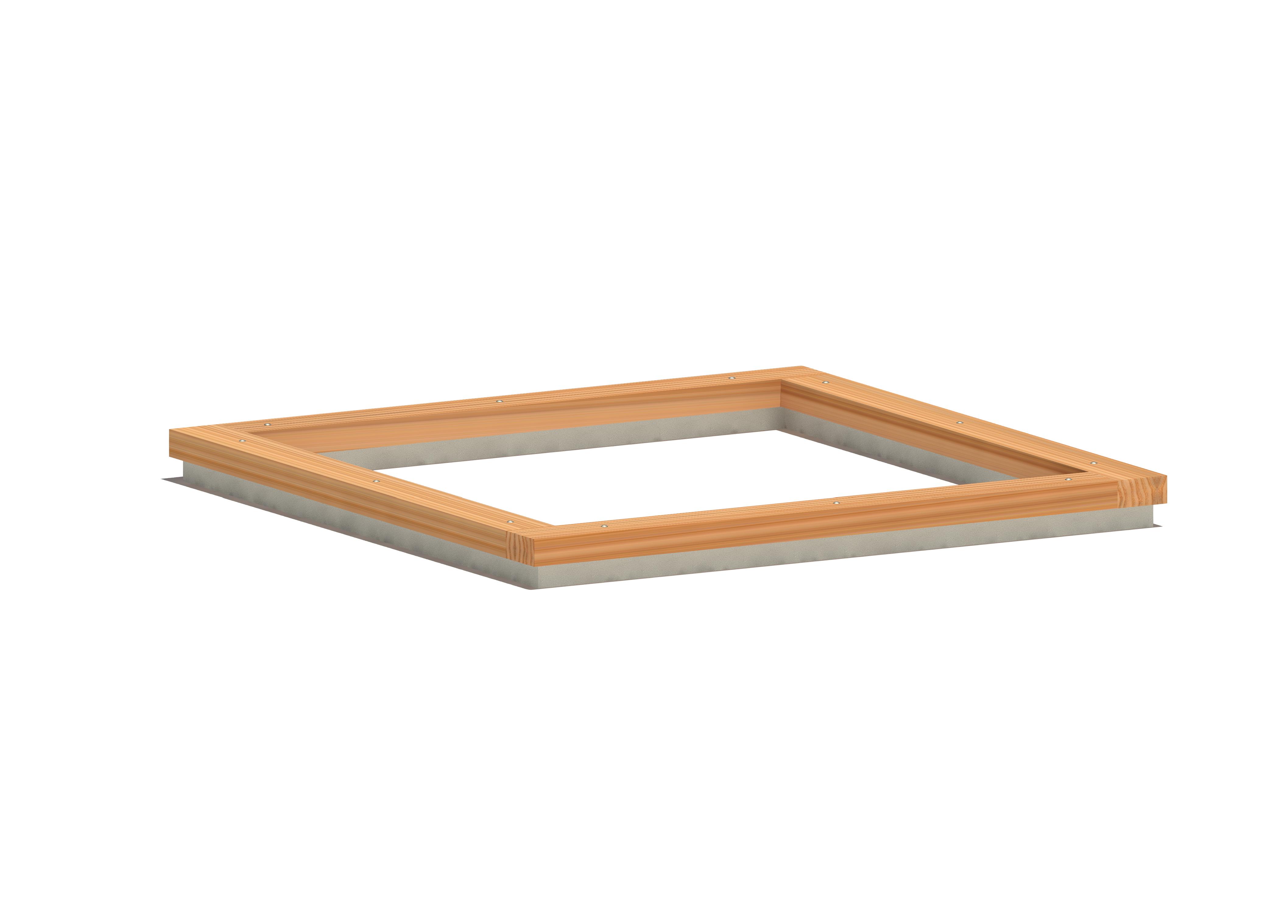 Sandkasten 070, 300 x 300 cm, 1-lagig Ansicht 2