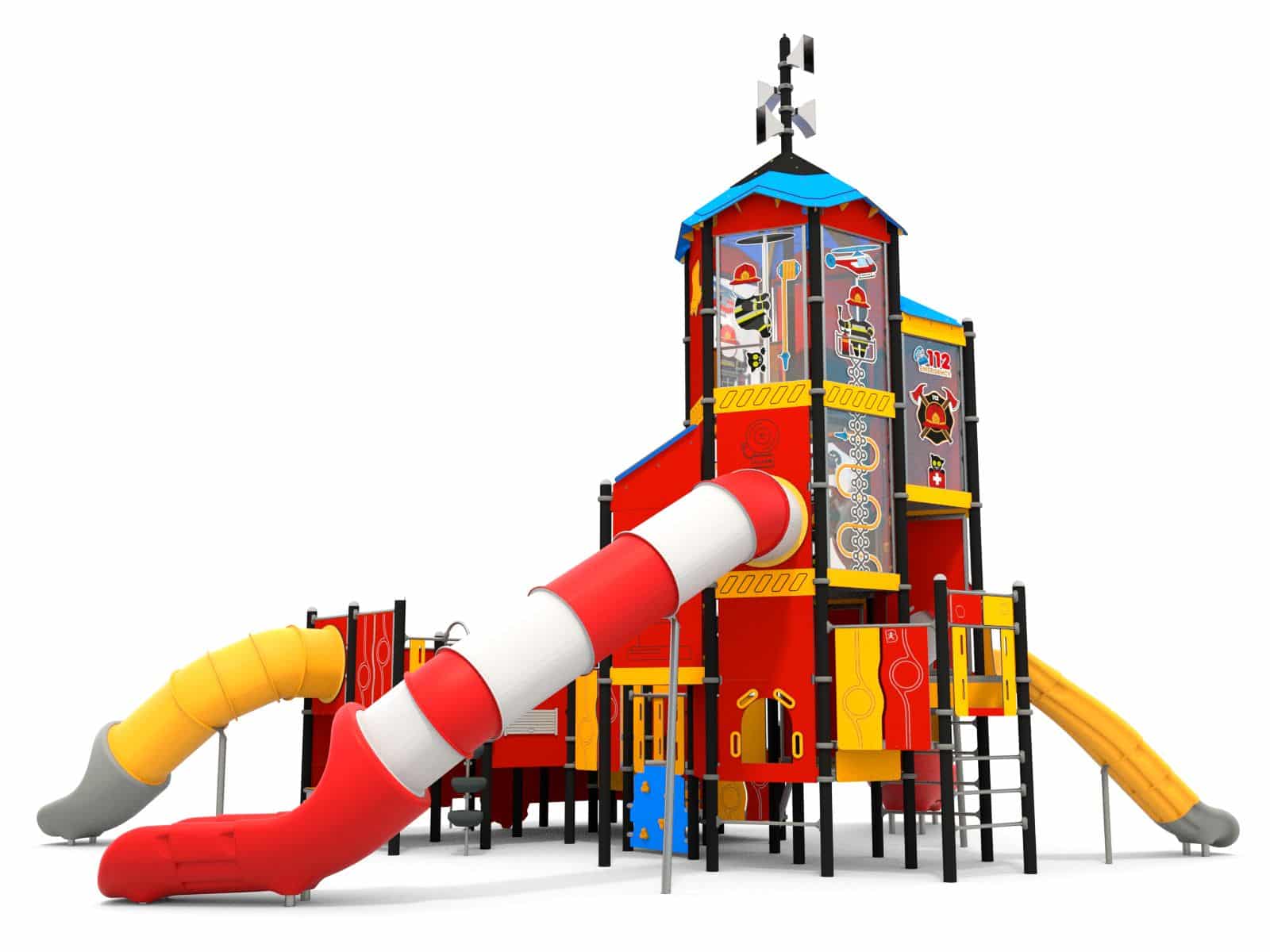 Spielturm Firehouse Ansicht 3