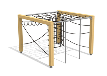 Kletterquader Holz 2, Höhe 250 cm Ansicht 1