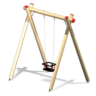 Einfach-Schaukel mit Babysitz Ansicht 1