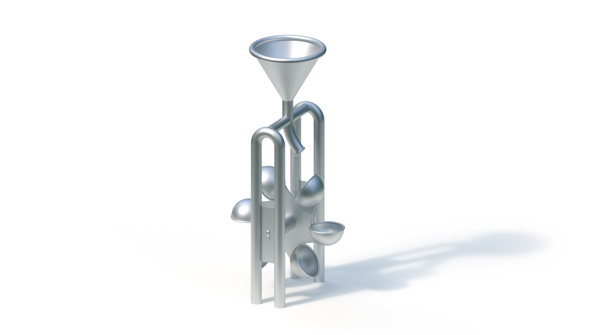 Wassermühle mit Trichter Ansicht 2