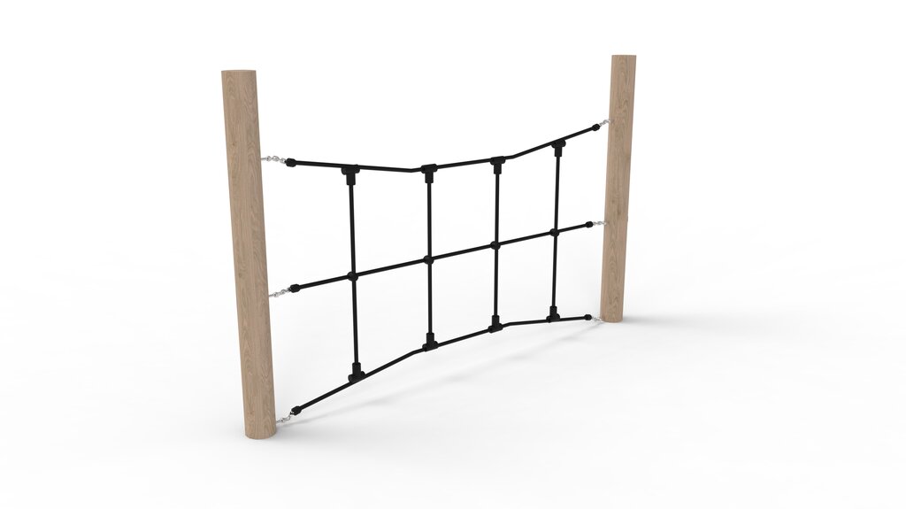 Vertikales Kletternetz Ansicht 2